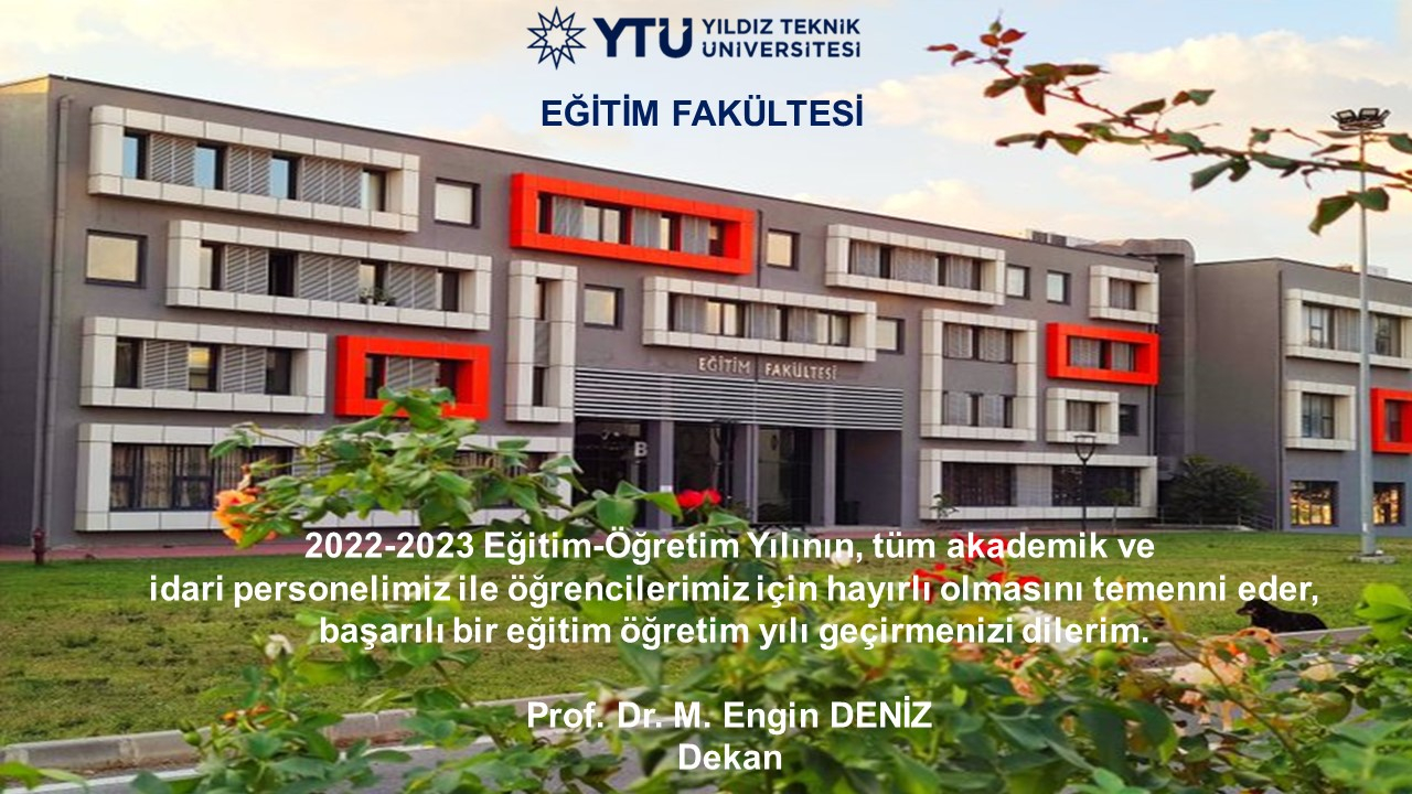 2022-2023 Eğitim-Öğretim Yılı Kutlama Mesajı